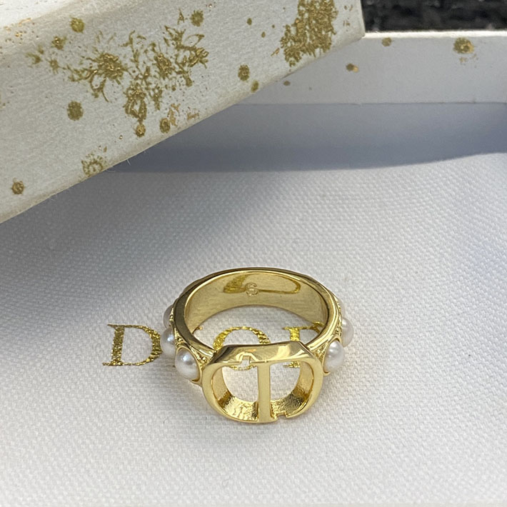 ディオール アウトレット店舗 ディオールコピー Dior CD フェイクパール ゴールド リング 指輪 2701116 Dior リング 人気 - 画像 (8)
