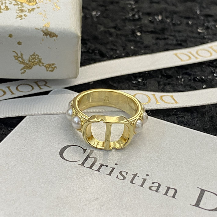 ディオール アウトレット店舗 ディオールコピー Dior CD フェイクパール ゴールド リング 指輪 2701116 Dior リング 人気 - 画像 (7)