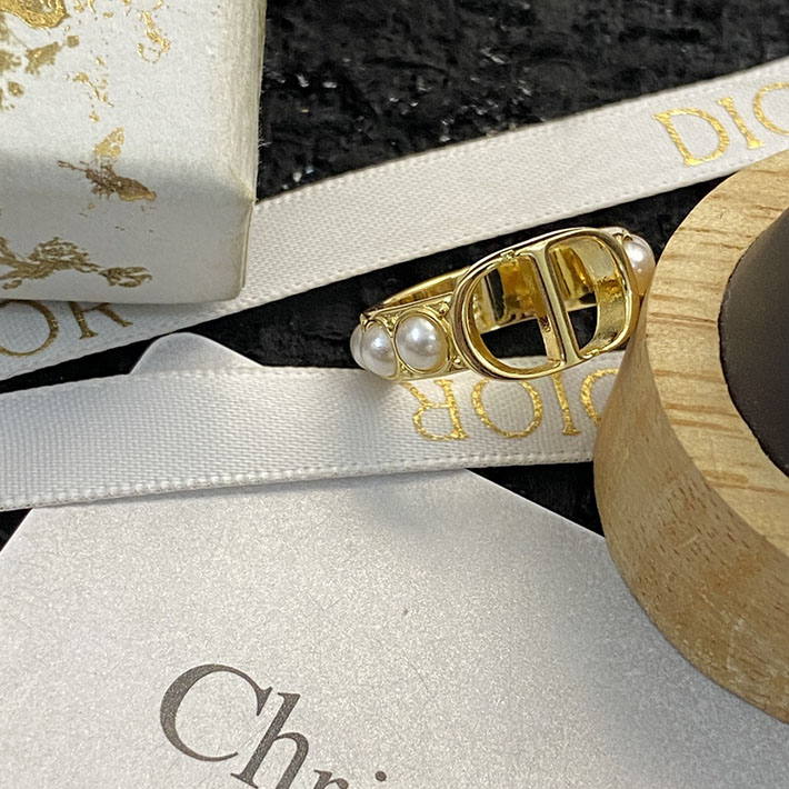 ディオール アウトレット店舗 ディオールコピー Dior CD フェイクパール ゴールド リング 指輪 2701116 Dior リング 人気 - 画像 (6)