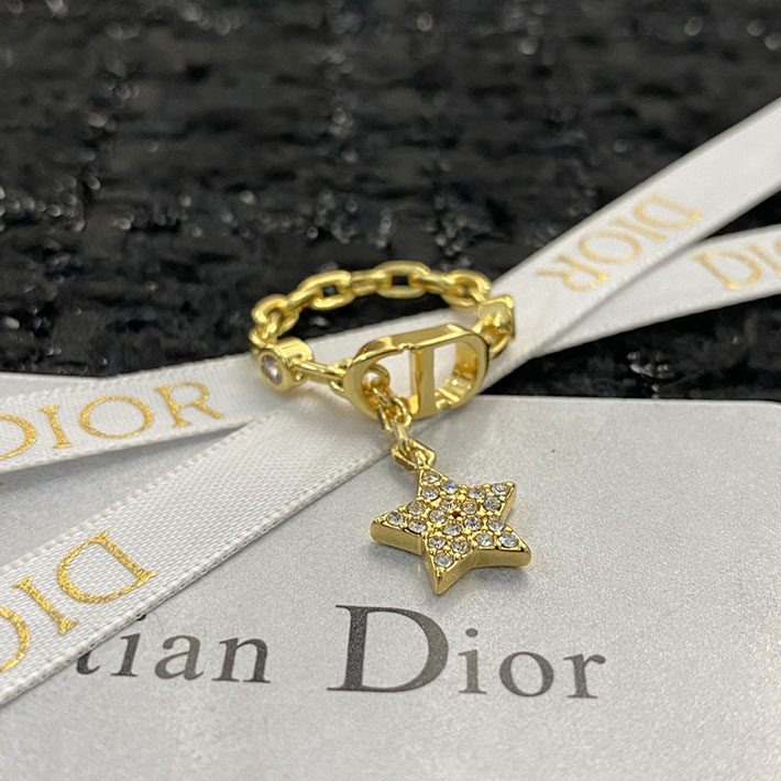 ディオール アウトレット店舗 ディオールコピー Dior リング ゴールド スターチャーム 指輪 2701117 ディオール リング 安い - 画像 (4)