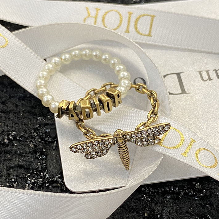 ディオール アウトレット店舗 ディオールコピー Dior J'ADIOR BEE ビーモチーフ リング 指輪 2701118 ディオール リング アウトレット - 画像 (9)