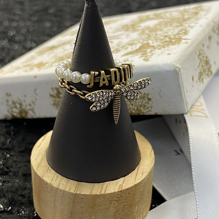 ディオール アウトレット店舗 ディオールコピー Dior J'ADIOR BEE ビーモチーフ リング 指輪 2701118 ディオール リング アウトレット - 画像 (5)
