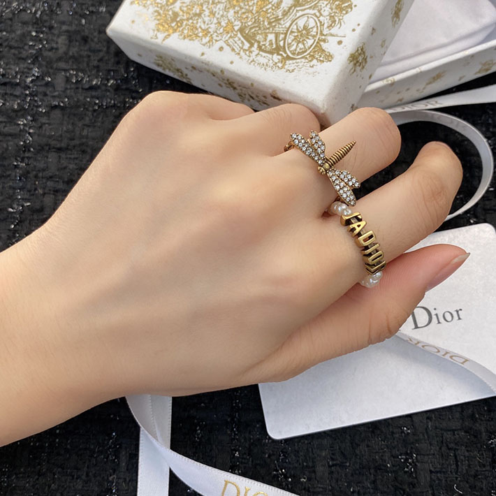 ディオール アウトレット店舗 ディオールコピー Dior J'ADIOR BEE ビーモチーフ リング 指輪 2701118 ディオール リング アウトレット - 画像 (3)