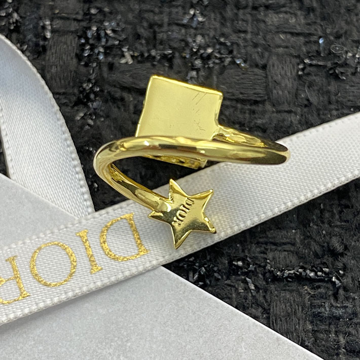 ディオール アウトレット店舗 ディオールコピー Dior CDロゴ スターモチーフ キューブ 指輪 2701120 ディオール リング リボン - 画像 (4)