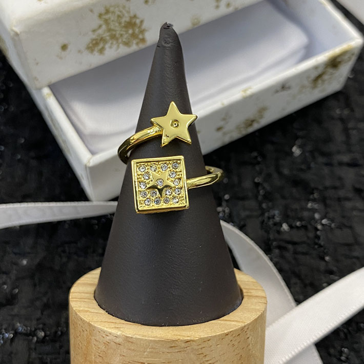 ディオール アウトレット店舗 ディオールコピー Dior CDロゴ スターモチーフ キューブ 指輪 2701120 ディオール リング リボン - 画像 (3)