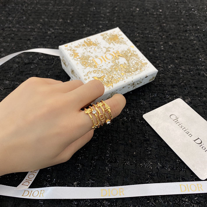ディオール アウトレット店舗 ディオールコピー Dior ディオレボリューションリング ゴールド ヴィンテージ 2701123 ディオール 指輪 レディース - 画像 (5)