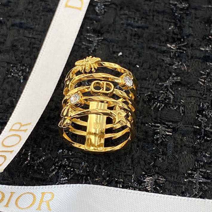 ディオール アウトレット店舗 ディオールコピー Dior ディオレボリューションリング ゴールド ヴィンテージ 2701123 ディオール 指輪 レディース - 画像 (4)