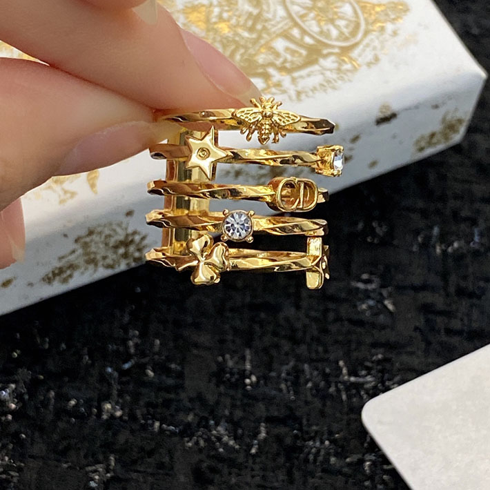 ディオール アウトレット店舗 ディオールコピー Dior ディオレボリューションリング ゴールド ヴィンテージ 2701123 ディオール 指輪 レディース - 画像 (3)