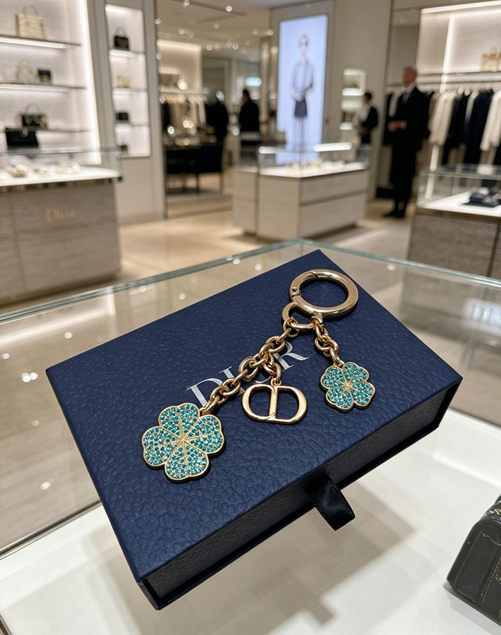 ディオール アウトレット店舗 ディオールコピー Dior キーホルダー キーリング バッグチャーム レディース 2701124 ディオールキーホルダーコピー - 画像 (5)