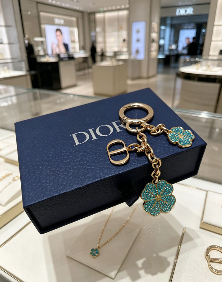 ディオール アウトレット店舗 ディオールコピー Dior キーホルダー キーリング バッグチャーム レディース 2701124 ディオールキーホルダーコピー - 画像 (4)