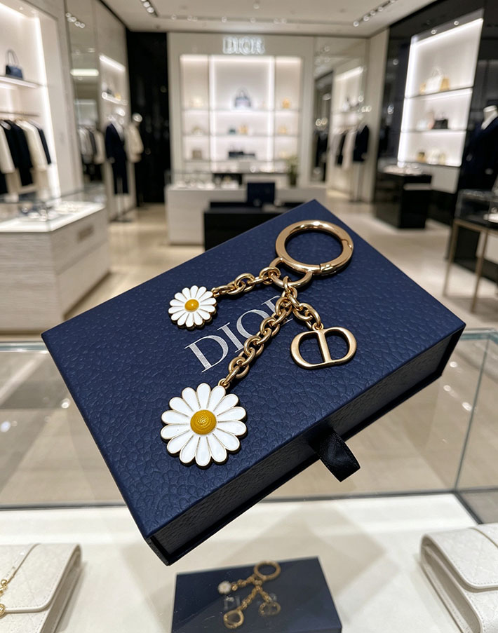 ディオール アウトレット店舗 ディオールコピー Dior Jardin D'Atelier バッグチャーム 2701126 ディオール キーホルダー 花 - 画像 (5)