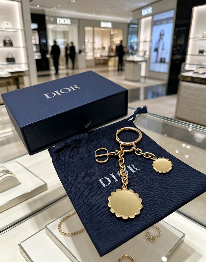 ディオール アウトレット店舗 ディオールコピー Dior Jardin D'Atelier バッグチャーム 2701126 ディオール キーホルダー 花 - 画像 (3)