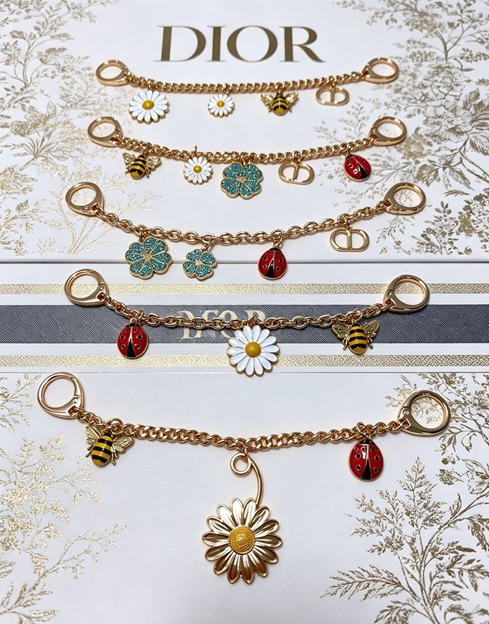 ディオール アウトレット店舗 ディオールコピー Dior Magical Garden Bag Charm 2701130 ディオール バッグチャーム - 画像 (2)