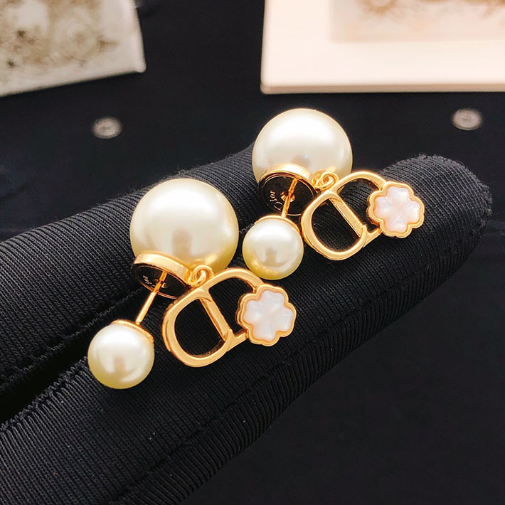 ディオール アウトレット店舗 ディオールコピー Dior Tribales ピアス ホワイト レジンパール E4596WOMMP_D301 ディオール ピアス 安い - 画像 (11)