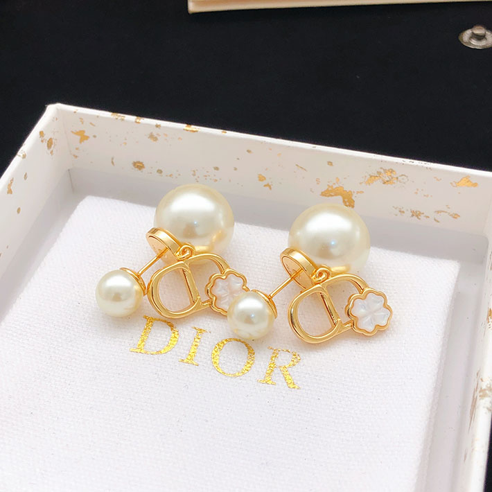 ディオール アウトレット店舗 ディオールコピー Dior Tribales ピアス ホワイト レジンパール E4596WOMMP_D301 ディオール ピアス 安い - 画像 (10)