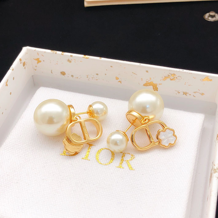 ディオール アウトレット店舗 ディオールコピー Dior Tribales ピアス ホワイト レジンパール E4596WOMMP_D301 ディオール ピアス 安い - 画像 (9)