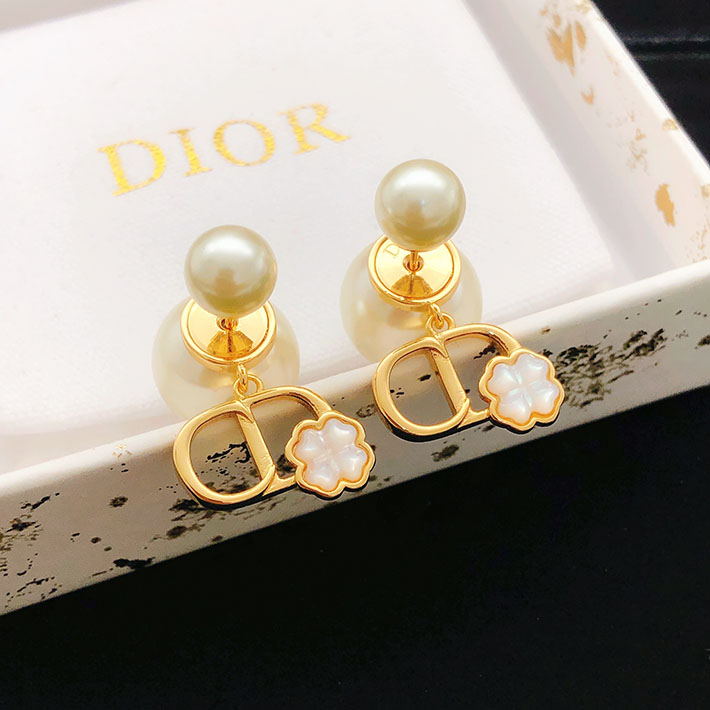 ディオール アウトレット店舗 ディオールコピー Dior Tribales ピアス ホワイト レジンパール E4596WOMMP_D301 ディオール ピアス 安い - 画像 (8)