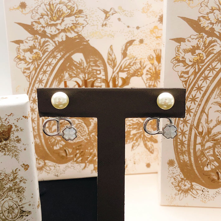 ディオール アウトレット店舗 ディオールコピー Dior Tribales ピアス ホワイト レジンパール 2701144 ディオール ピアス シルバー - 画像 (6)