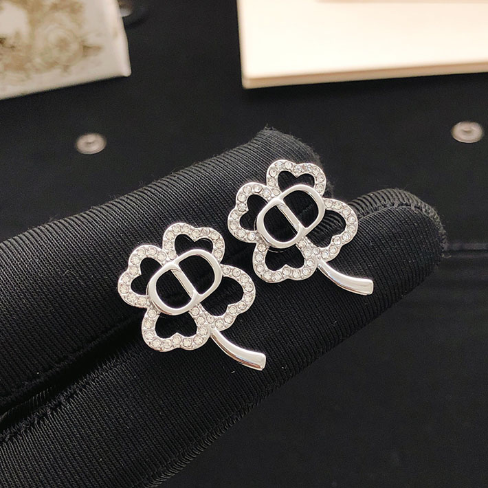 ディオール アウトレット店舗 ディオールコピー Dior CD Shiny Clover ピアス 2701147 ディオール ピアス シルバー - 画像 (7)