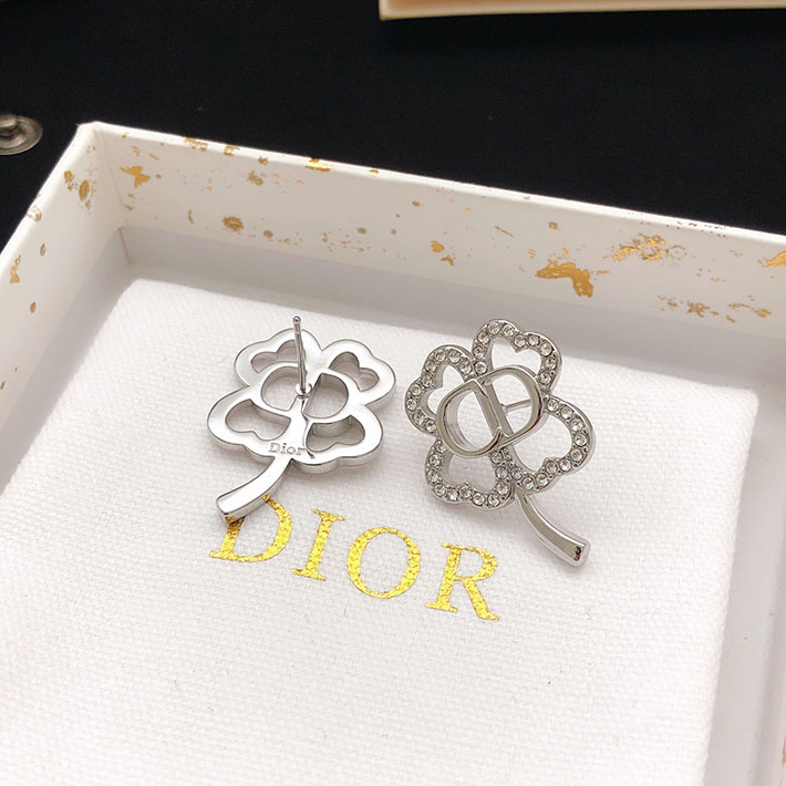 ディオール アウトレット店舗 ディオールコピー Dior CD Shiny Clover ピアス 2701147 ディオール ピアス シルバー - 画像 (5)