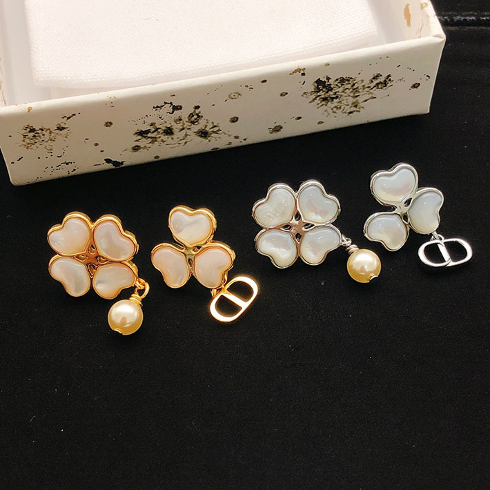 ディオール アウトレット店舗 ディオールコピー Dior Sparkling Clover Earrings 2701165 ディオール ピアス パール - 画像 (8)