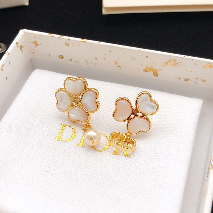ディオール アウトレット店舗 ディオールコピー Dior Sparkling Clover Earrings 2701165 ディオール ピアス パール - 画像 (7)