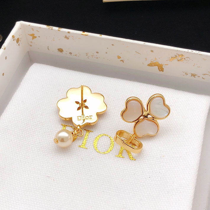 ディオール アウトレット店舗 ディオールコピー Dior Sparkling Clover Earrings 2701165 ディオール ピアス パール - 画像 (6)