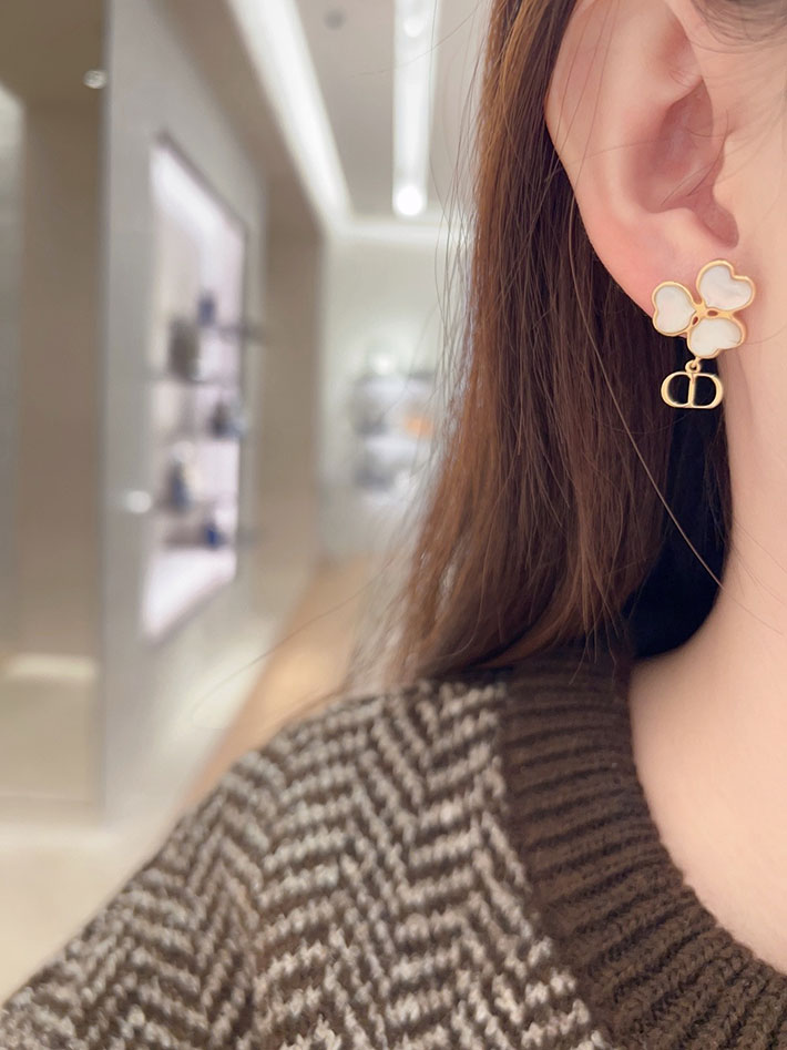 ディオール アウトレット店舗 ディオールコピー Dior Sparkling Clover Earrings 2701165 ディオール ピアス パール - 画像 (2)