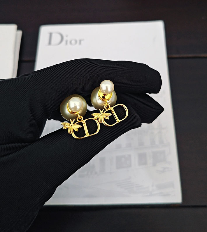 ディオール アウトレット店舗 ディオールコピー Dior Tribales ピアス メタル レジンパール 蜂 ビー 2701178 レディース Dior ピアス - 画像 (4)
