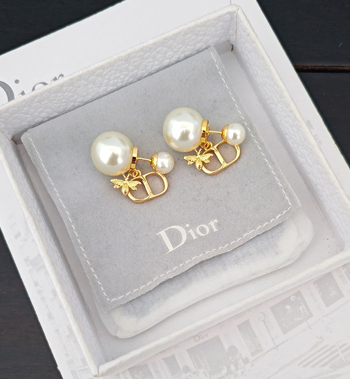 ディオール アウトレット店舗 ディオールコピー Dior Tribales ピアス メタル レジンパール 蜂 ビー 2701178 レディース Dior ピアス - 画像 (3)