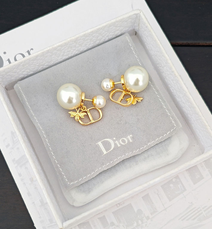 ディオール アウトレット店舗 ディオールコピー Dior Tribales ピアス メタル レジンパール 蜂 ビー 2701178 レディース Dior ピアス - 画像 (2)