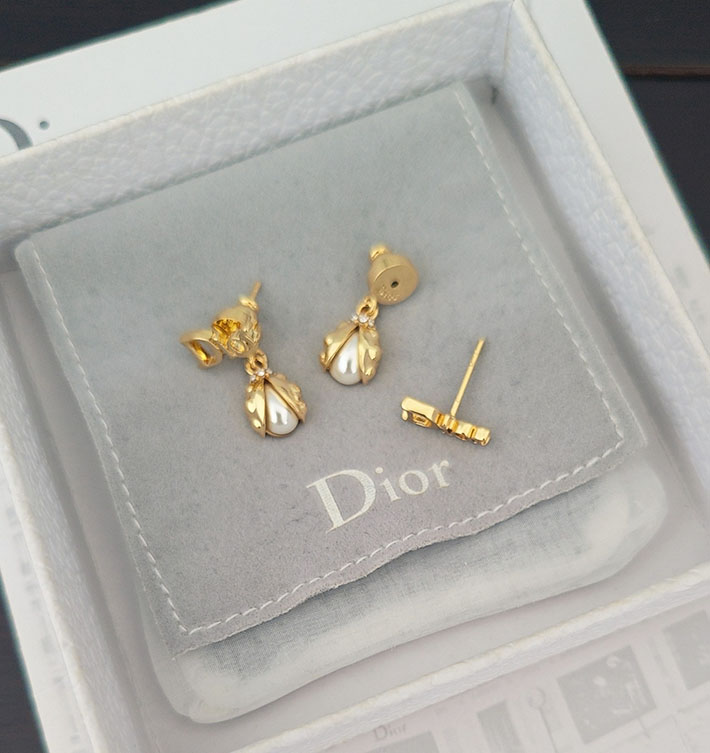 ディオール アウトレット店舗 ディオールコピー Dior Ladybug ピアス メタル・クリスタル・ガラス E4668WOMVE_D304 レディース Dior ピアス - 画像 (4)