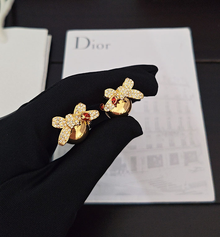 ディオール アウトレット店舗 ディオールコピー Dior Tribales ピアス メタル・クリスタル・ラッカー E4493WOMCY_D319 Dior Tribales ピアス - 画像 (5)