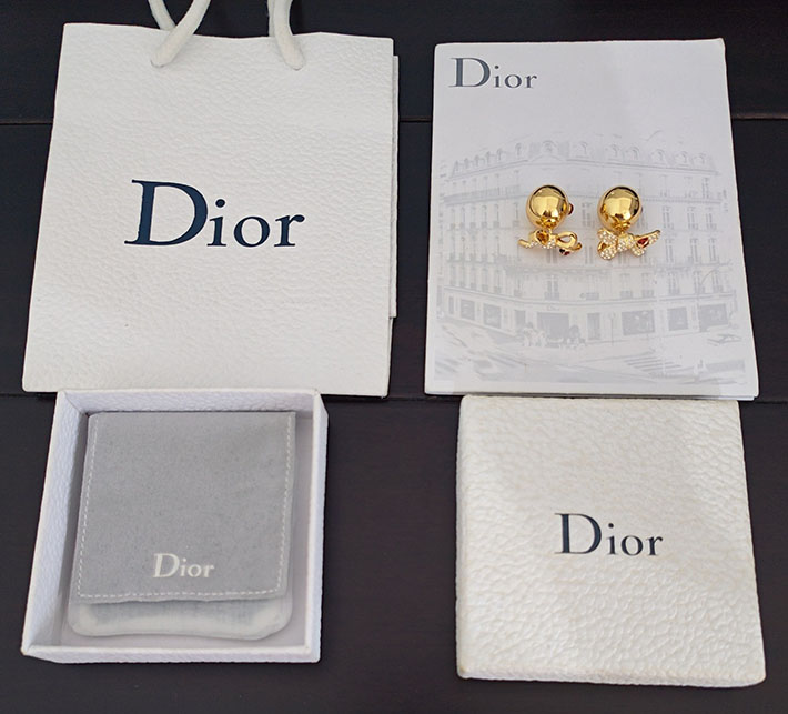 ディオール アウトレット店舗 ディオールコピー Dior Tribales ピアス メタル・クリスタル・ラッカー E4493WOMCY_D319 Dior Tribales ピアス - 画像 (4)