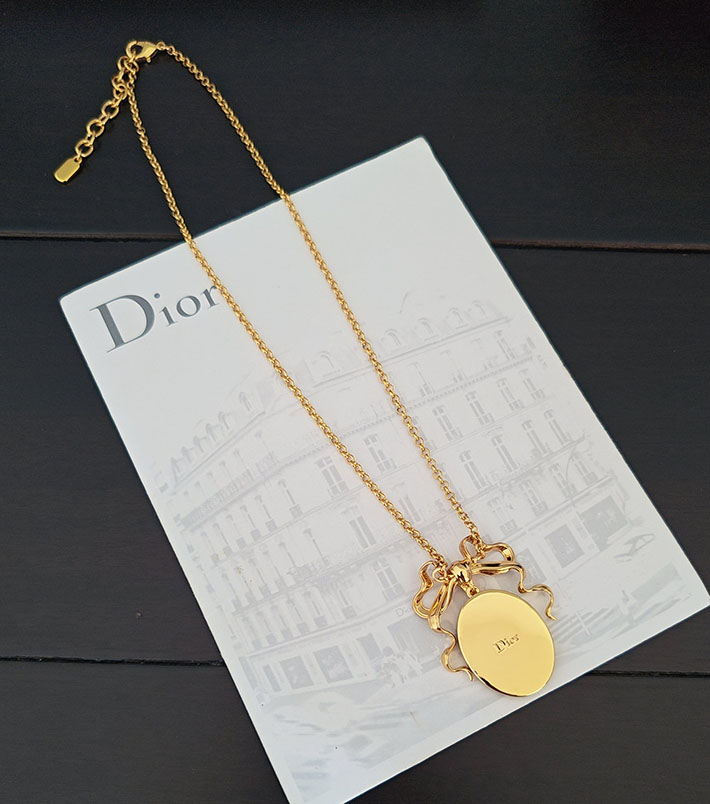 ディオール アウトレット店舗 ディオールコピー Dior メダリオン ネックレス メダリオンチェア ゴールドトーンメタル 2701189 ディオール ネックレス 安い - 画像 (3)