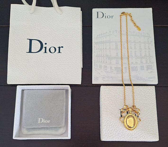 ディオール アウトレット店舗 ディオールコピー Dior メダリオン ネックレス メダリオンチェア ゴールドトーンメタル 2701189 ディオール ネックレス 安い - 画像 (2)