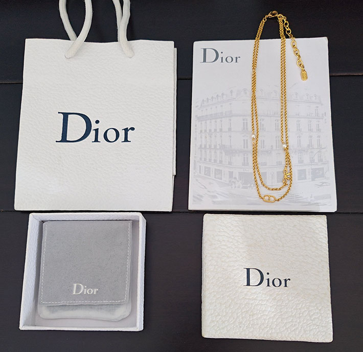 ディオール アウトレット店舗 ディオールコピー Dior Petit CD ダブルネックレス ゴールド 2連ネックレス 2701194 ディオールネックレスコピー - 画像 (3)