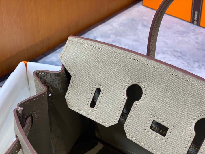 最高級エルメスバーキンコピー HERMES バーキン25 プシエール ヴォーエプソン ゴールド金具 hermes91012 レディース エルメス バッグ - 画像 (4)