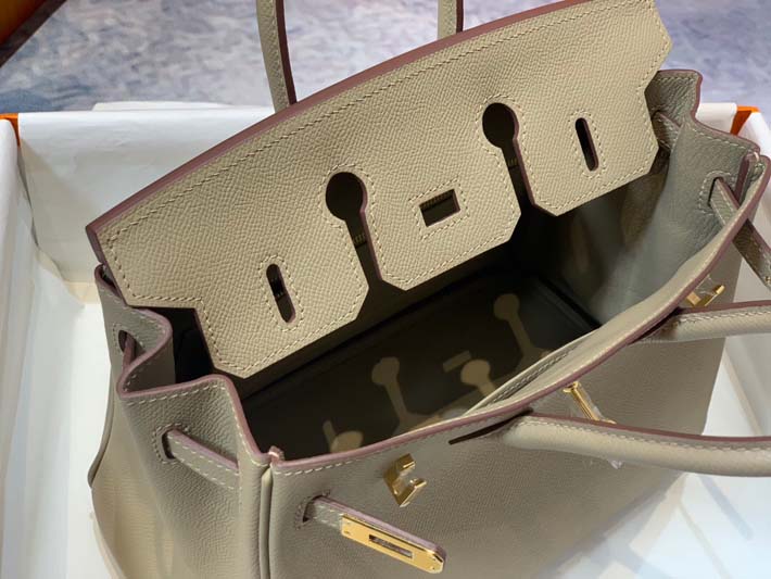 最高級エルメスバーキンコピー HERMES バーキン25 プシエール ヴォーエプソン ゴールド金具 hermes91012 レディース エルメス バッグ - 画像 (2)