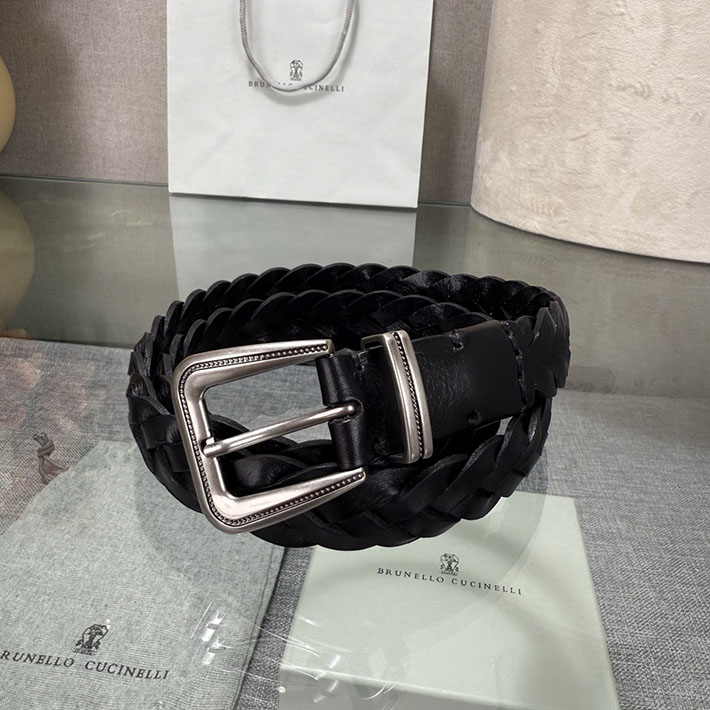 ブルネロ クチネリ アウトレット Brunello Cucinelli チップ付き リバースカーフスキン メッシュベルト 2702024 ブルネロ クチネリ ベルト 安い - 画像 (6)