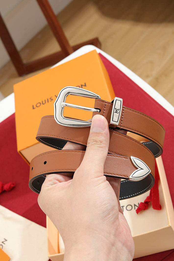 ルイヴィトン アウトレット店舗 LV Cintura LV Dust 25mm ベルト・LV ダスト M4254S ヴィトン ベルト レディース コーデ - 画像 (9)