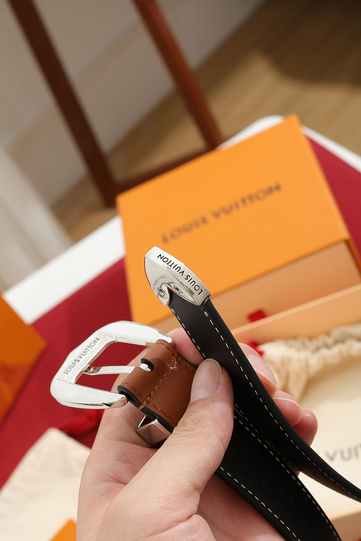 ルイヴィトン アウトレット店舗 LV Cintura LV Dust 25mm ベルト・LV ダスト M4254S ヴィトン ベルト レディース コーデ - 画像 (8)
