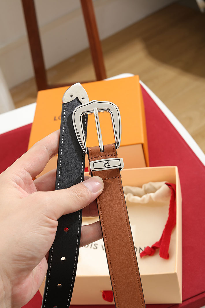 ルイヴィトン アウトレット店舗 LV Cintura LV Dust 25mm ベルト・LV ダスト M4254S ヴィトン ベルト レディース コーデ - 画像 (7)