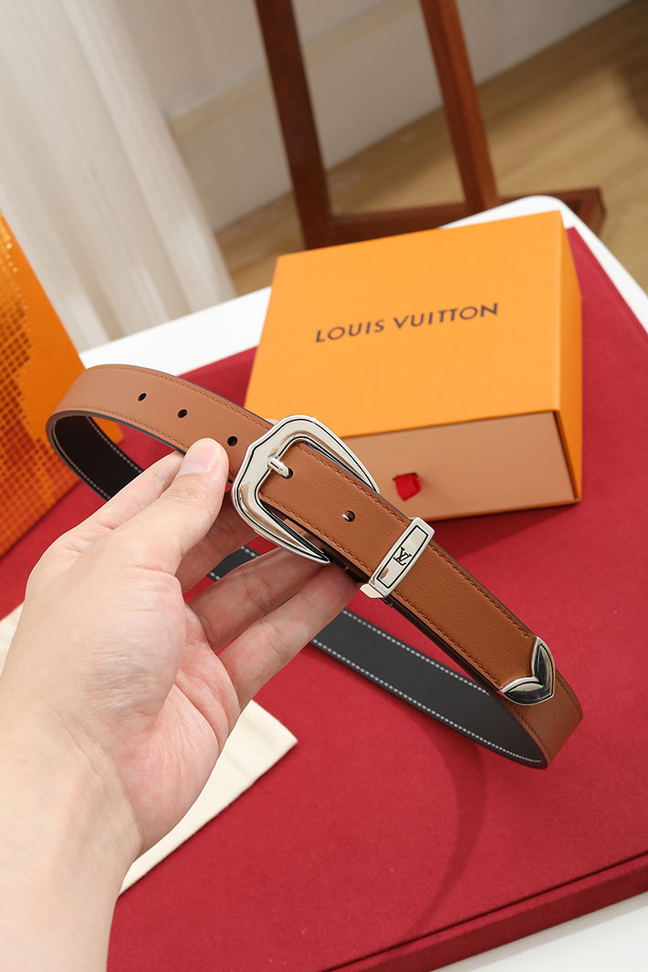 ルイヴィトン アウトレット店舗 LV Cintura LV Dust 25mm ベルト・LV ダスト M4254S ヴィトン ベルト レディース コーデ - 画像 (5)