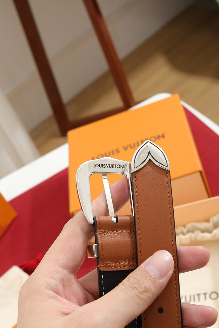 ルイヴィトン アウトレット店舗 LV Cintura LV Dust 25mm ベルト・LV ダスト M4254S ヴィトン ベルト レディース コーデ - 画像 (3)