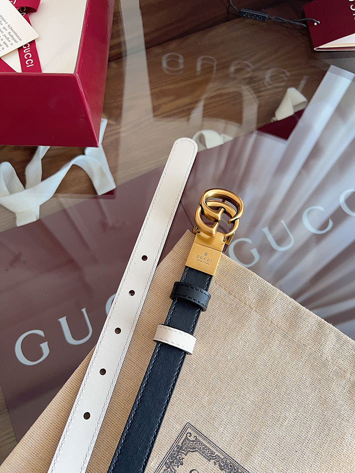 グッチ アウトレット店舗 GUCCI 20mm GGエンブレム リバーシブル スリムベルト 659418 0YATC 1089 グッチ ベルト レディース アウトレット - 画像 (8)