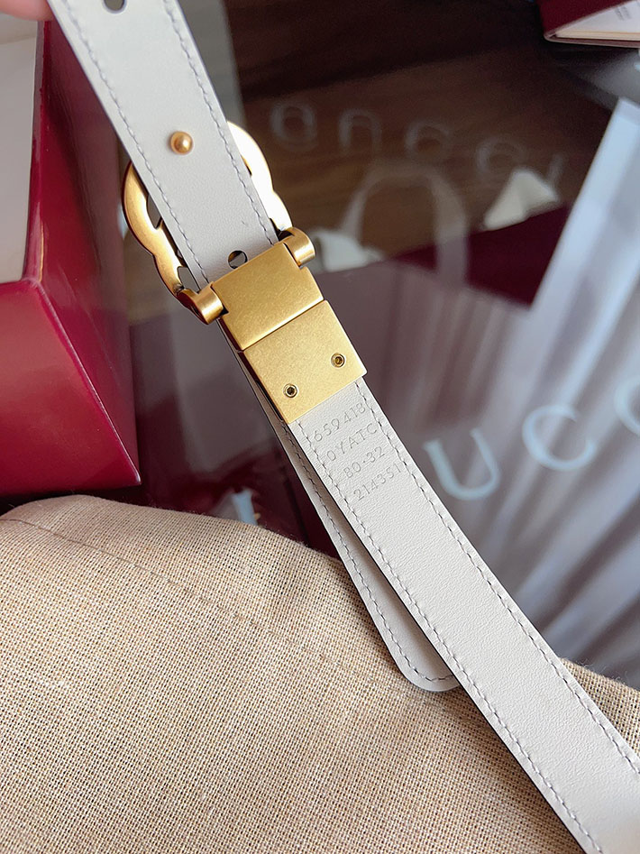 グッチ アウトレット店舗 GUCCI 20mm GGエンブレム リバーシブル スリムベルト 659418 0YATC 1089 グッチ ベルト レディース アウトレット - 画像 (7)