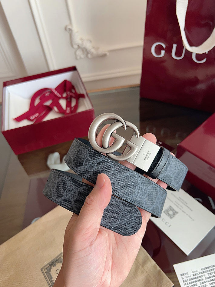 グッチ アウトレット店舗 GUCCI Gバックル 30mm GGスプリームキャンバス レディースベルト 2702042 グッチ ベルト レディース アウトレット - 画像 (4)