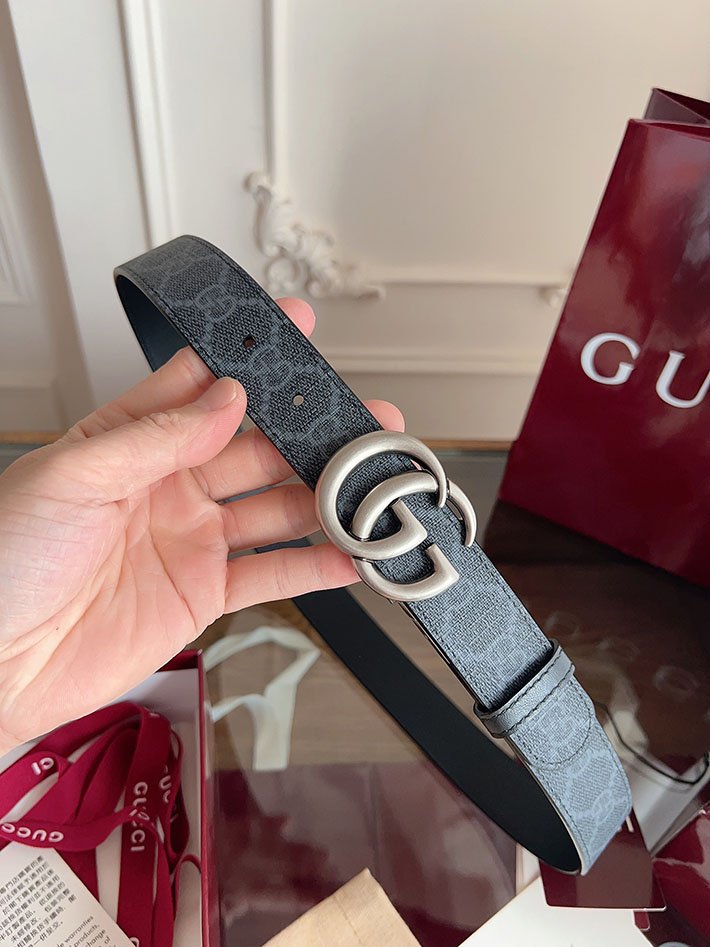 グッチ アウトレット店舗 GUCCI Gバックル 30mm GGスプリームキャンバス レディースベルト 2702042 グッチ ベルト レディース アウトレット - 画像 (3)