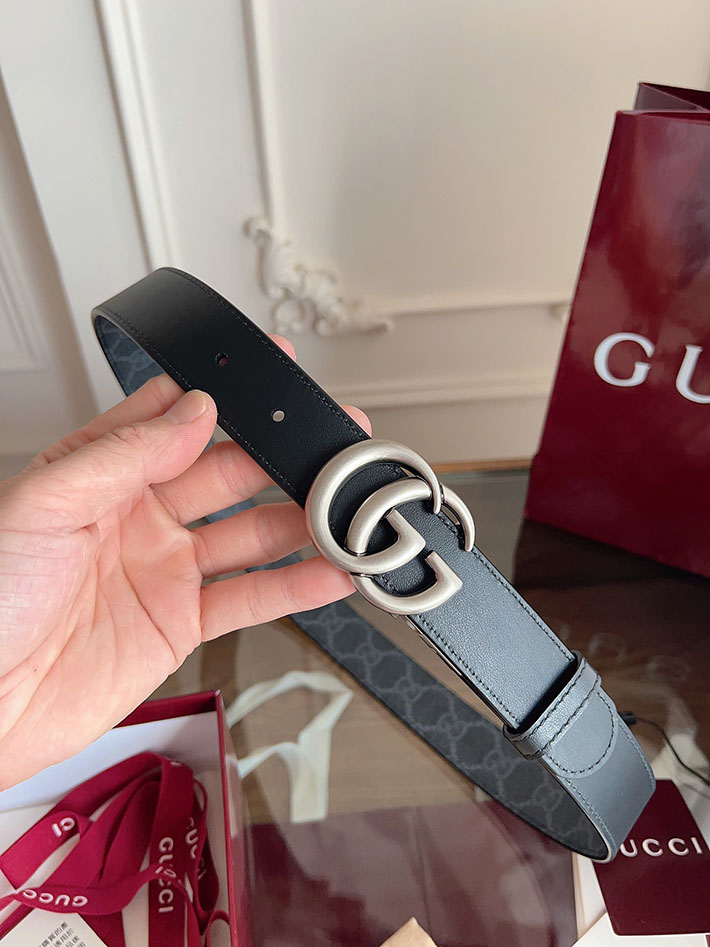 グッチ アウトレット店舗 GUCCI Gバックル 30mm GGスプリームキャンバス レディースベルト 2702042 グッチ ベルト レディース アウトレット - 画像 (2)